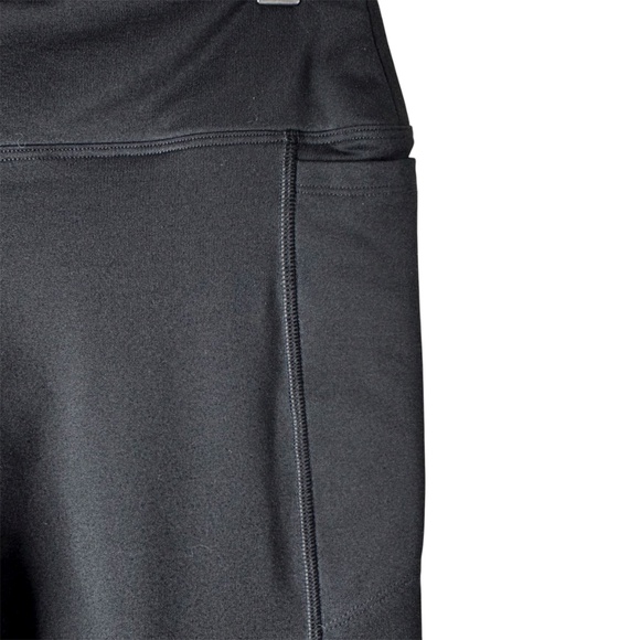 Victorias Secret Pink Active Black Leggings Medium 26" Inseam VS Womens - Picture 2 of 8